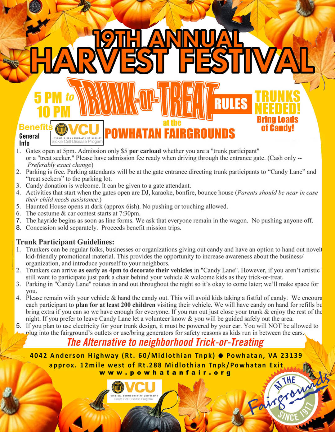 Powhatan Fair Trunk O Treat 2025