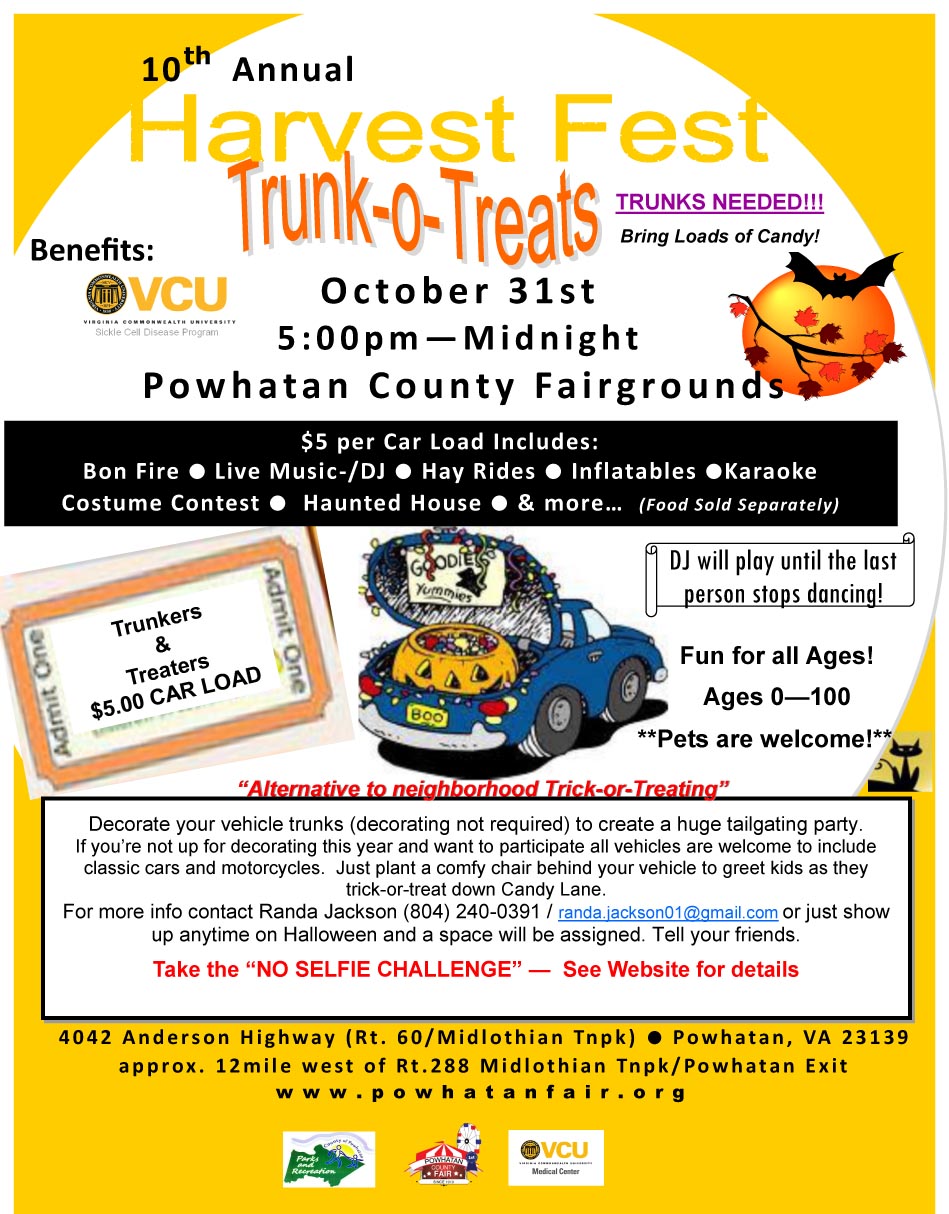 Trunk o Treat 2015 - Powhatan VA 2015