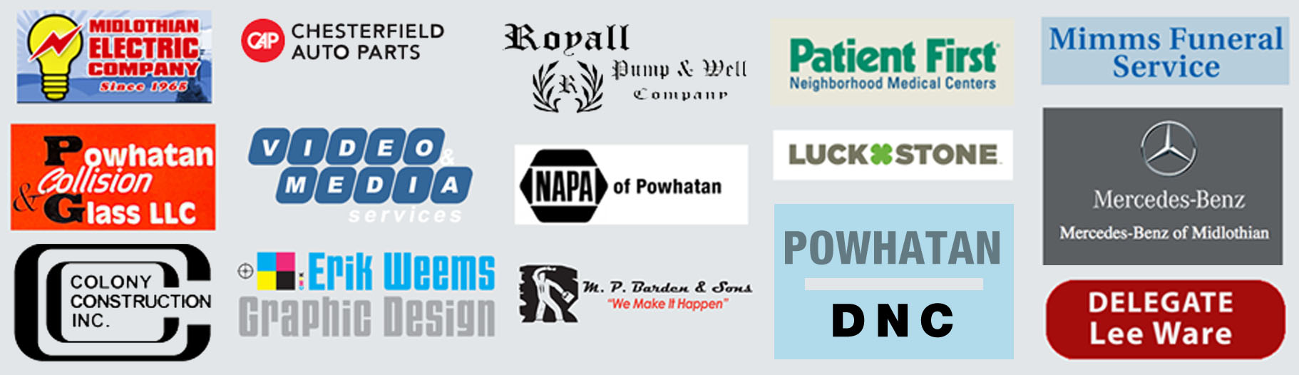 Powhatan Fair sponsors
